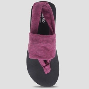 Mossimo Dara Fabric Berry Sling Sandals 7